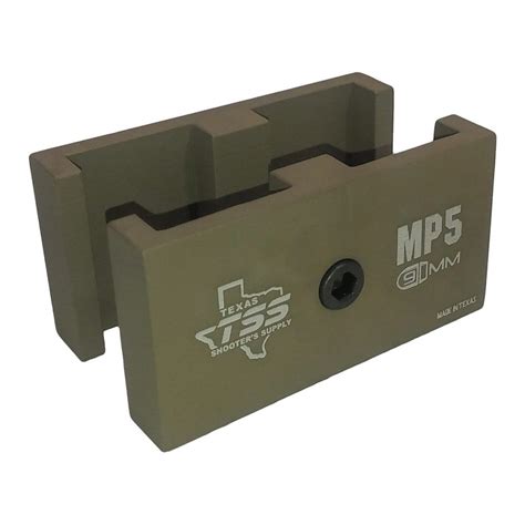 TSS BILLET HK MP5 MAGAZINE COUPLER Black – Texas Shooter's Supply