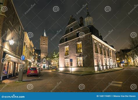 Old City Hall and Church of Saint John in the Town of Schiedam, Netherlands Editorial Stock ...