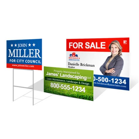 Coroplast Yard Signs – EZ Pkg & Print