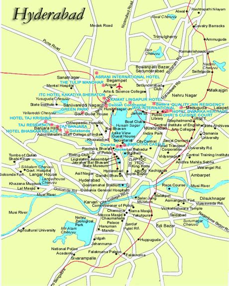 Hyderabad District Map