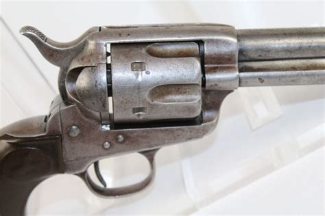 Colt SAA Single Action Army Peacemaker Frontier Six-Shooter 44-40 WCF Revolver Antique Firearms ...