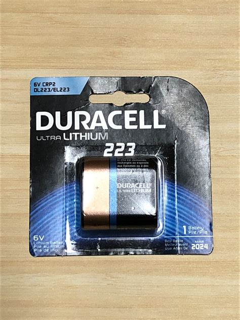 Duracell Ultra Lithium Photo Battery 6 Volt 223