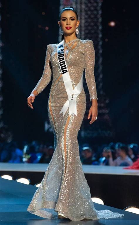 Stunning Evening Gown of Miss Nicaragua at Miss Universe 2018