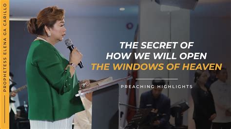 The Secret of How We Will Open the Windows of Heaven - YouTube