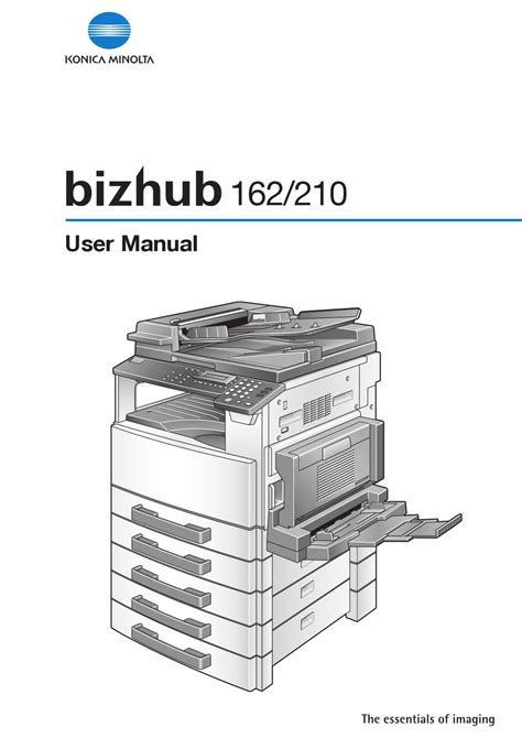 KONICA MINOLTA BIZHUB 162 USER MANUAL Pdf Download | ManualsLib