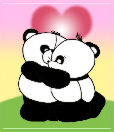 Hugging pandas by IvoryDreamz on DeviantArt