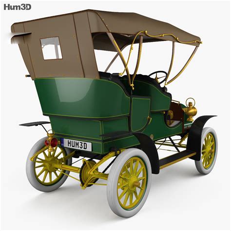 Ford Model F Touring 1905 3D model - Vehicles on Hum3D