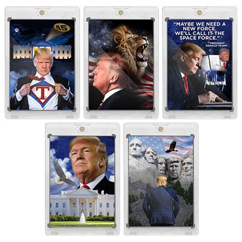 COLLECTION #2 - COLLECT ALL 6 PHYSICAL TRUMP TRADING CARDS