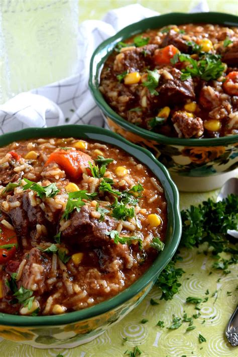 Braised Beef Stew with Rice - Lord Byron's Kitchen