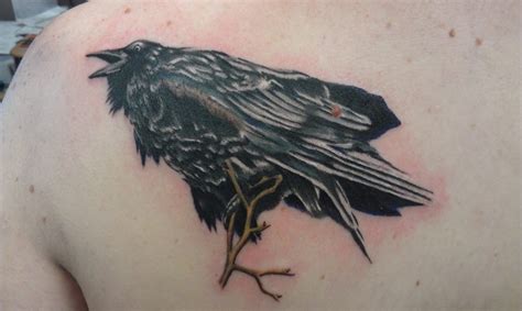 Raven Tattoo - Headless Hands Custom Tattoos