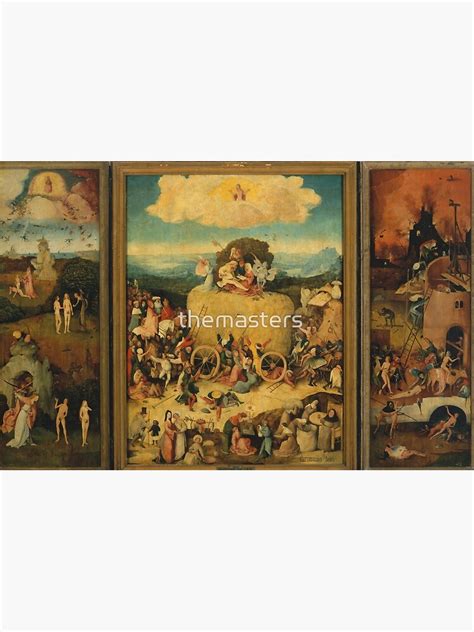 "The Haywain Triptych (1500–1502) Hieronymus Bosch" Zipper Pouch by themasters | Redbubble