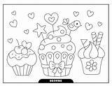 Brownies Páginas Para colorir Crianças  Vetor Premium sketch template
