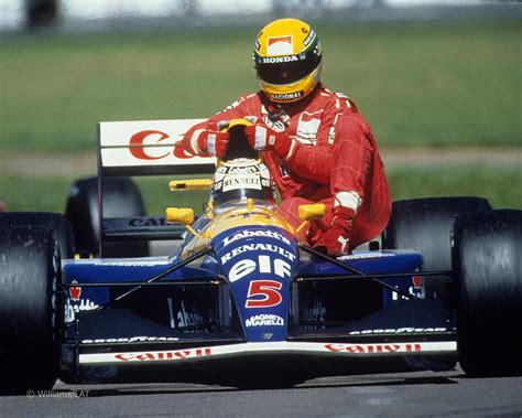 Nigel Mansell | Ayrton Senna (Great Britain 1991) by F1-history on ...