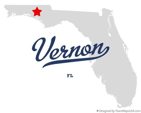 Map of Vernon, FL, Florida