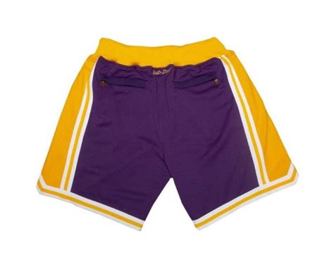 Los Angeles Lakers Shorts Purple - Mens Shorts Store