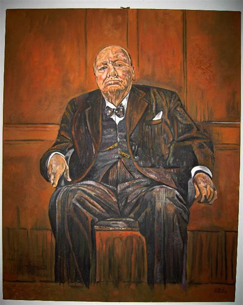 Sutherland's painting of Winston Churchill