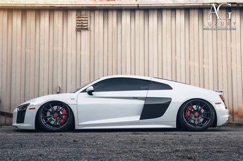 white audi r8 forged wheels air suspension staggered | Audi r8, Audi, Audi cars