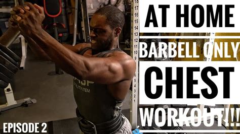 BARBELL ONLY | CHEST & TRICEP WORKOUT - YouTube