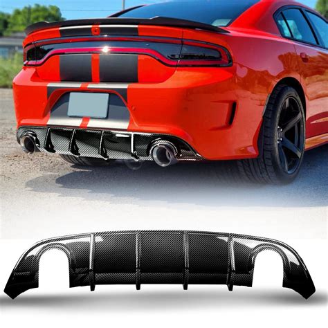 NINTE Rear Diffuser For 2020-2023 Dodge Charger Widebody Rear Bumper ...