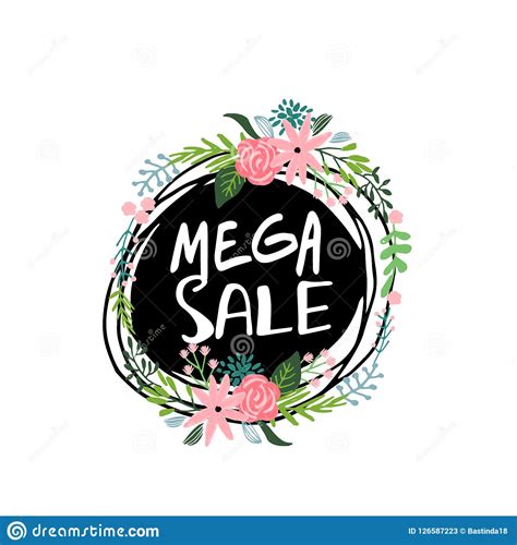 Sale. Hand drawn word tag stock vector. Illustration of concept - 126587223