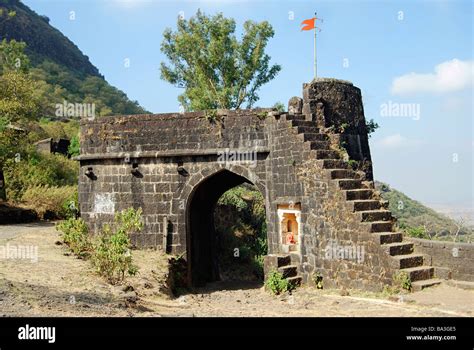 Bini Darwaja, Fort Purandar, Pune Stock Photo - Alamy