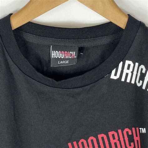 Hoodrich Mens Designer T Shirt 100% Cotton... - Depop