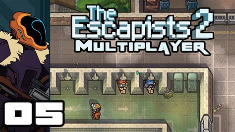 Let's Play The Escapists 2 Multiplayer - PC Gameplay Part 5 - Jump The Gun - YouTube