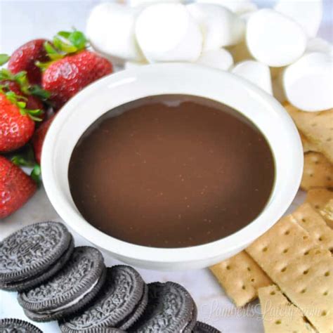 Easy Chocolate Dip | Lamberts Lately