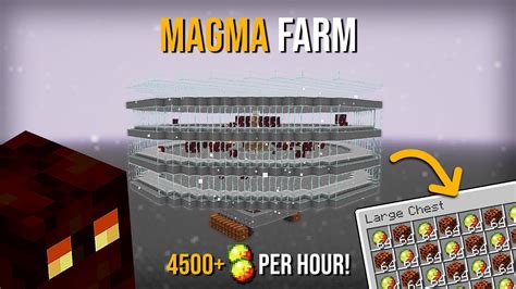 Minecraft BEST MAGMA FARM 1.21 - NEW - 75+ Stacks PER HOUR! - YouTube