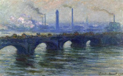 Waterloo Bridge, London, 1900 Painting by Claude Monet