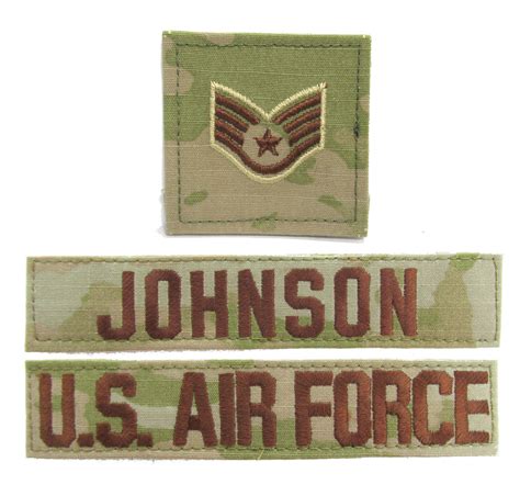 U.S. Air Force OCP Name Tapes - 3 Color OCP – Tagged "Air Force OCP ...