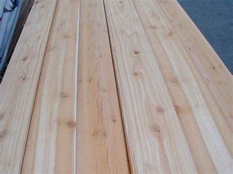 SELECT TIGHT KNOT : WESTERN RED CEDAR : BEAR CREEK LUMBER