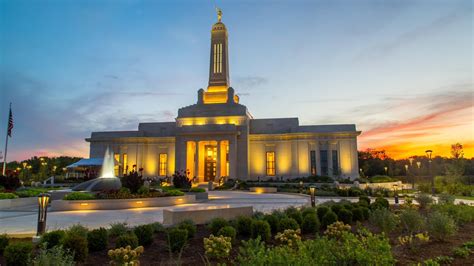 First Latter-day Saint Temple Dedicated in Indiana - YouTube