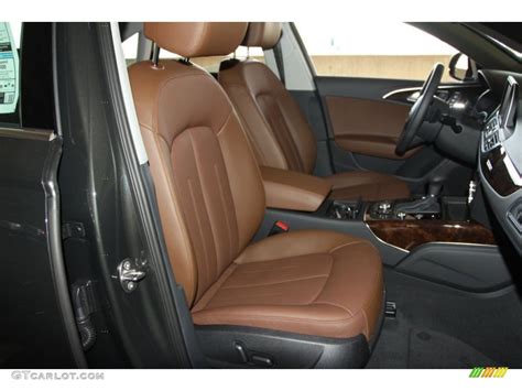 Nougat Brown Interior 2013 Audi A6 2.0T quattro Sedan Photo #69961034 | GTCarLot.com