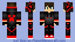 Epic Red Gamer Minecraft Skin