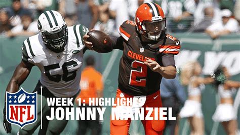 Johnny Manziel Highlights (Week 1) | Browns vs. Jets | NFL - YouTube