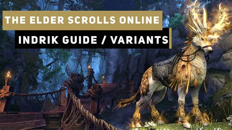 The Elder Scrolls Online | Indrik Mount Guide | How to get all the Variants - YouTube