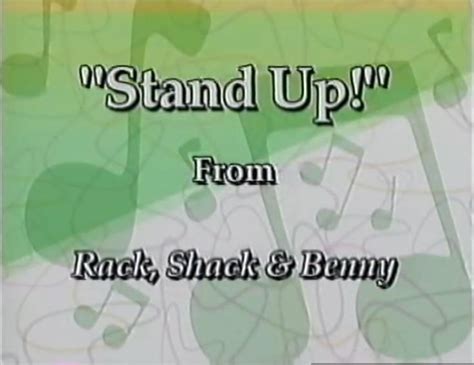 “Stand Up!” from Rack, Shack & Benny | Veggietales, Songs, Stand up