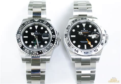 Rolex Model Comparison: Explorer II Vs GMT-Master II - Rob's Rolex Chronicle