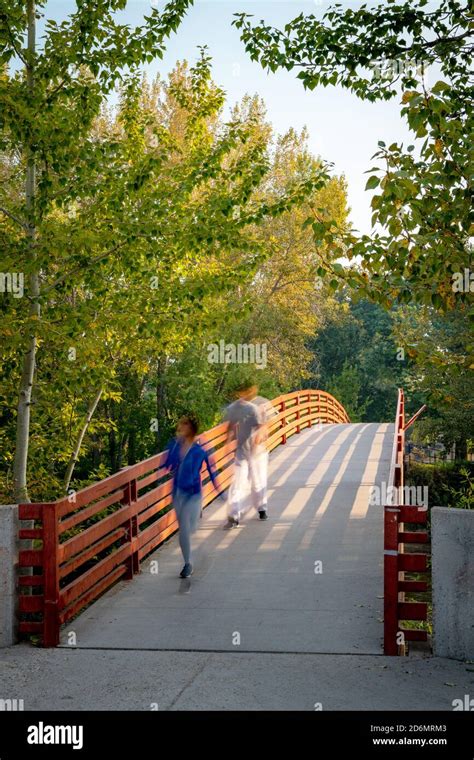 Park in Boise Idaho on the Boise River Stock Photo - Alamy