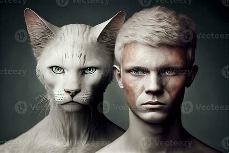 human if humans evolved from cats illustration 23947356 Stock Photo at ...