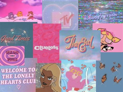 aesthetic y2k laptop wallpaper💖