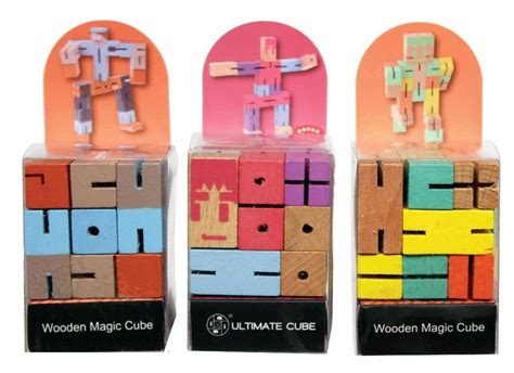 Ultimate Wooden Robot Cube - The Granville Island Toy Company