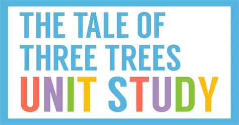 The Tale of Three Trees Activities & Lapbook - Homeschool Share