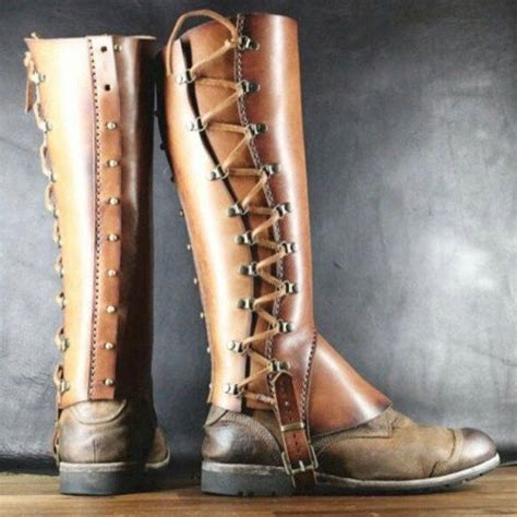 leather gaiters | Half chaps, Leather armor, Leather accessories