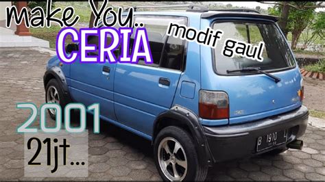 Daihatsu Ceria modif tahun 2001 dijual....(terjual) - YouTube