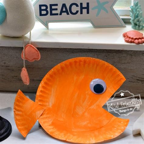 Easy Paper Plate Fish Craft for Kids | Kid Friendly Things To Do