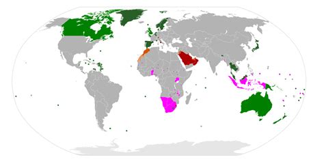 Map of the world showing current monarchies : r/MapPorn