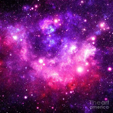 Purple Pink Galaxy Nebula by Johari Smith in 2022 | Pink galaxy, Galaxy, Space drawings