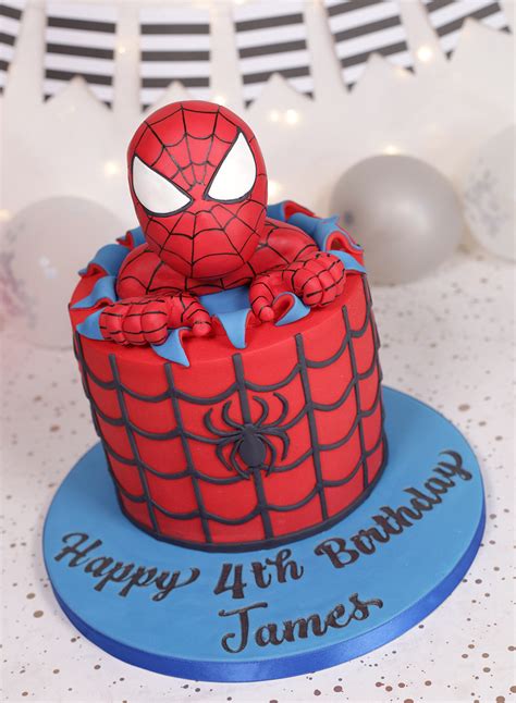 Spiderman Cake - Cakey Goodness